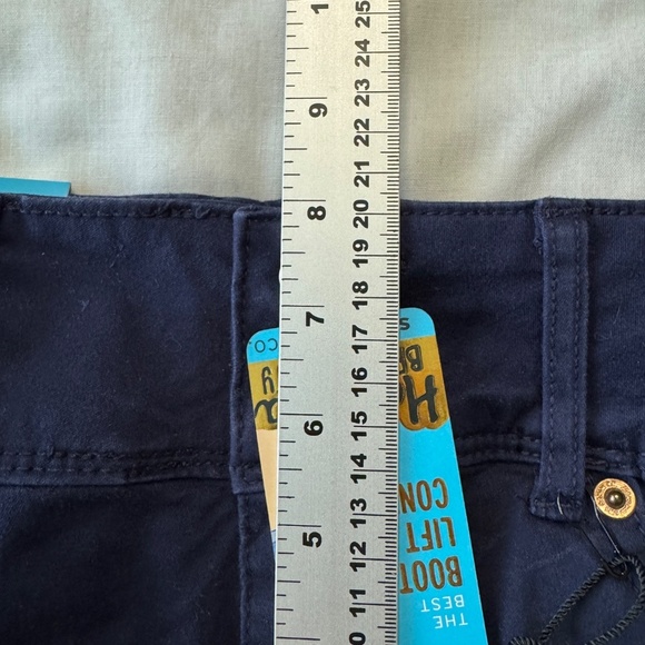 SWS Denim Co Women's NEW Havana Booty Lift Bermuda Shorts Low Rise Navy‎ 3 NWT - Picture 12 of 15